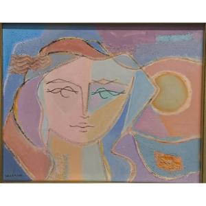 Jean Lallemand - Oil On Isorel Panel