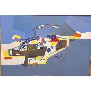 Nafir Boaba - Oil On Canvas From 1983