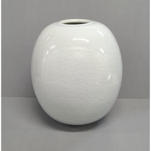 Stanislas Jeangeorge - Large Moonlight Ceramic Vase. 1980s