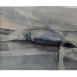 Jeanne Bessière - Watercolor "landscape"