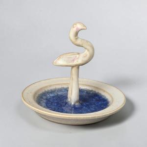 Jean Et Claude Bersoux - The Pink Flamingo, Ceramic