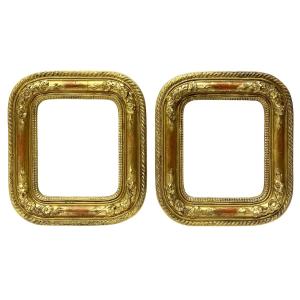 Pair Of Louis-philippe Frames — 16 X 13.5 Cm — Ref. 2381