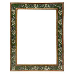 Frame With Peacock Frieze Decoration — 50.4 X 34.9 Cm — Ref. Pc0032m1