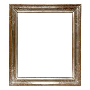 Ogee Frame, Reparure Decoration On White Gold — 32 X 27 Cm — Ref. 2393