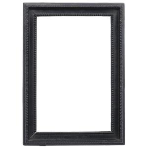 19th Century Blackened Carved Wooden Frame — 42.5 X 27.7 Cm — Ref. Pc0070m1