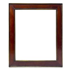 19th Century Mahogany Frame — 27 X 21.8 Cm — Ref. Pc0062m1