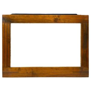 Walnut Veneer Base Frame — 50.2 X 80.5 Cm — Ref. Pc0054m1 (pair Pc0053m1)