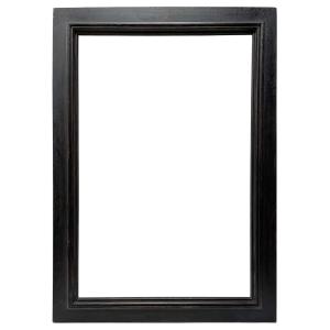 Blackened Wood Frame, Late XIXth Century — 64.5 X 42 Cm — Ref. Pc0078m1