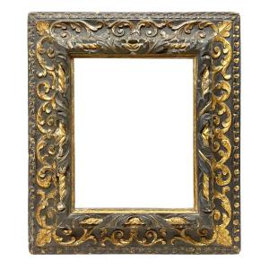 17th-century Italian Frame With Inverted Profile — 32 X 25 Cm — Pc0292m2