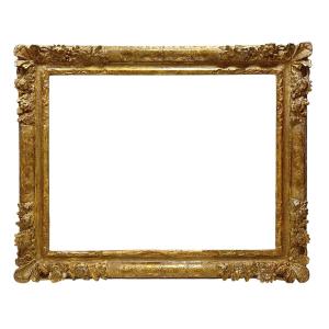Louis XIV Period Frame With Floral Corners — 60 X 74.5 Cm — Ref. Pc0393m2