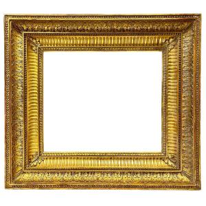 Early 19th Century Double-groove Frame - 37 X 42 Cm - Ref. Pc0535m2