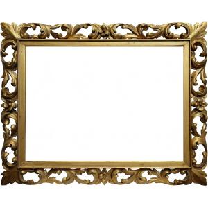 Modern Frame In Carved Wood -66.5 X 50 Cm- Ref.1111