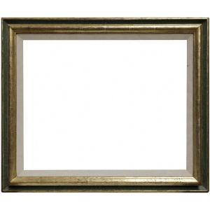 Golden And Green Molded Wooden Frame - 54.7 X 44.6 Cm - Ref-1061