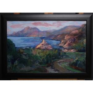 Mediterranean Landscape – Lyon School - Jean Perret - 20th Century