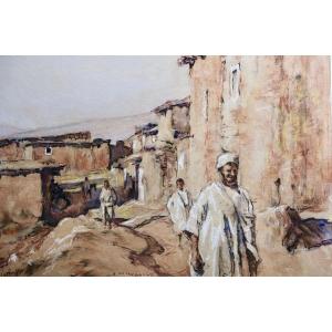  Orientalist Work - Georges Pierre Guinegault 20th Century