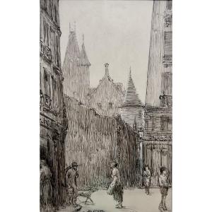 Paris. The Marais / Hotel De Sens. Circa 1930/40