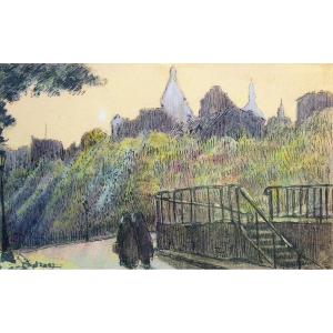 Vineyard In Montmartre, Paris, 1944. Charles Betout