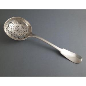 Besançon - 18th Century Solid Silver Sugar Spoon 