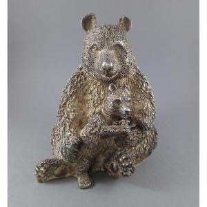 Sterling Silver Bear By Buccellati