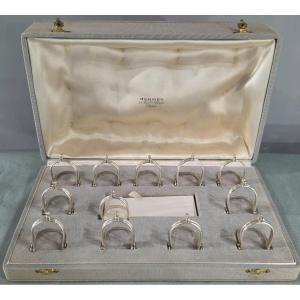 Hermès - 12 Sterling Silver Place Card Holders