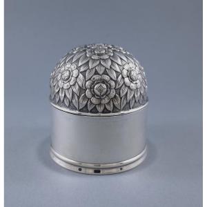 Sterling Silver And Gilt Box