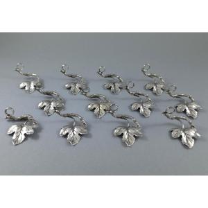 12 Sterling Silver Place Card Holders