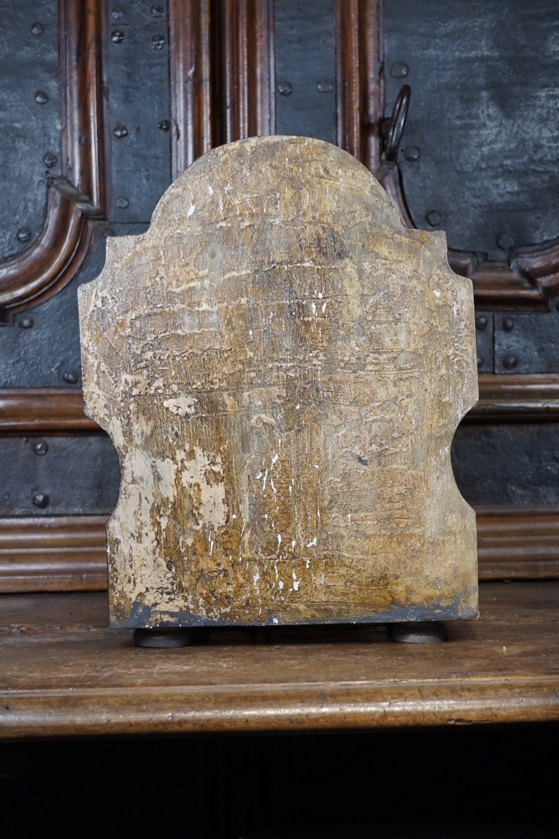 Rara Testa Anatomica di "Scorticato" (Écorché) in Stucco e Cera-photo-6