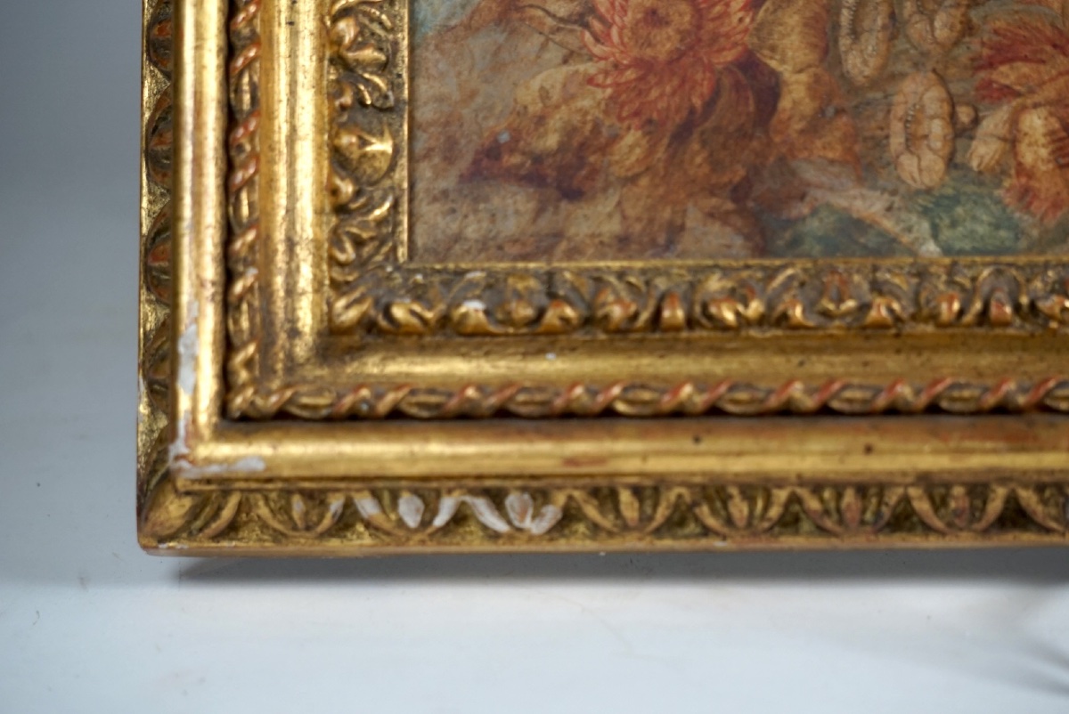 VENERE DORMIENTE CON PUTTI IN UNA GHIRLANDA FLOREALE-photo-4
