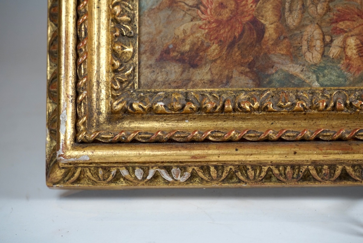 VENERE DORMIENTE CON PUTTI IN UNA GHIRLANDA FLOREALE-photo-7