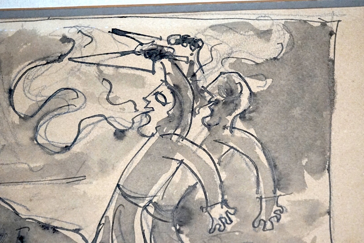 Fortunato Depero (1892-1960) – O la borsa o la vita (Studio preparatorio, 1945)-photo-3