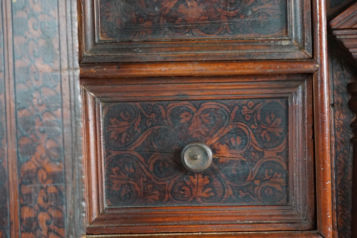 Raro Monetiere Veneziano in Cedro con Pianta della Città di Candia e Segreti – XVII Secolo (ca.-photo-5