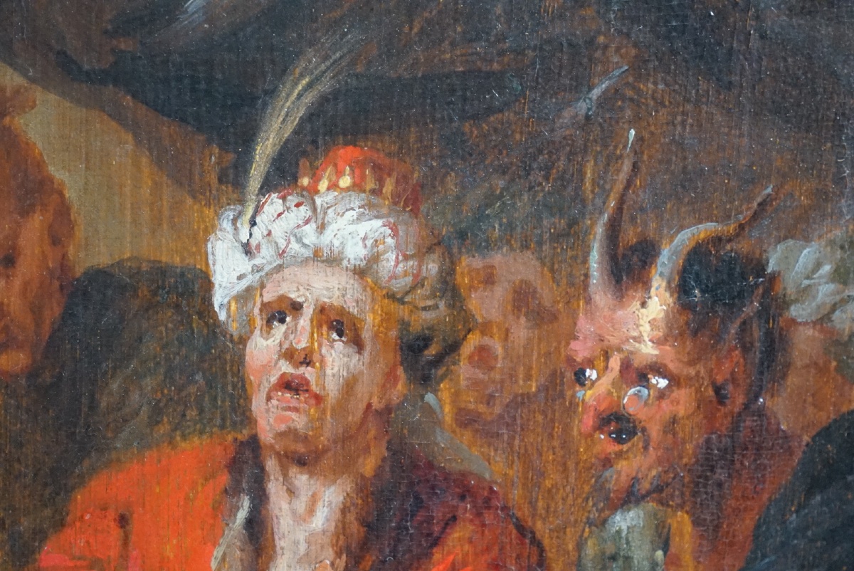 Scena Esoterica: Il Patto Diabolico – Frans Francken II (1581–1642) / Bottega-Seguace-photo-4
