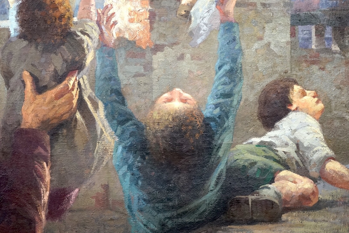 Entusiasmo nuovo GIANFRANCO CAMPESTRINI  180 × 130 cm-photo-2