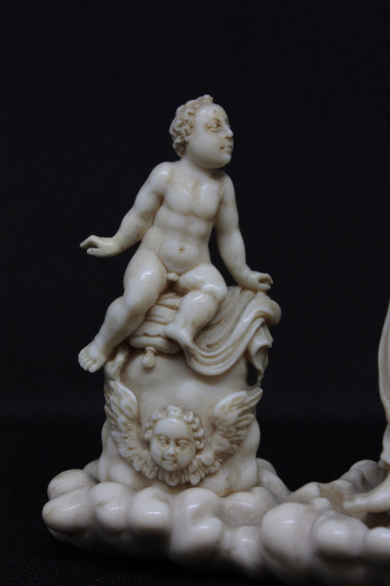 Madonna della Ghiara – Scultura in avorio intagliato, Sec. XVI (con CITES)-photo-1