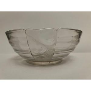 Art Deco Glass And Silver Vase