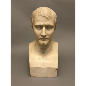 Napoleon 1, White Marble Bust