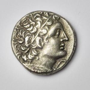 Ptolemy IX Soter Ii, 109 Bc. Tetradrachm.