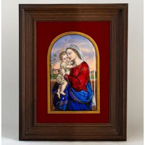 Théophile Soyer: The Virgin And Child Jesus