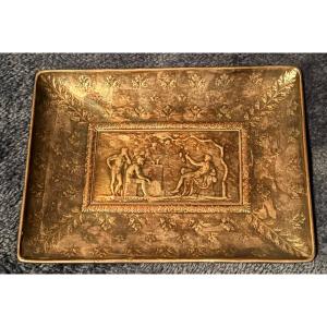 F. Barbedienne - Silver-plated Bronze Pocket Tray