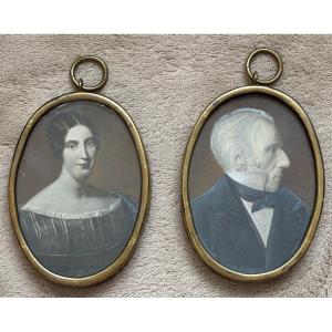 Two Miniatures. Victorian