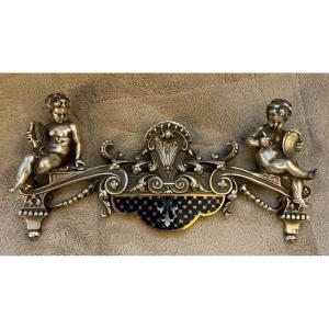 Enamelled Bronze Frame Base 