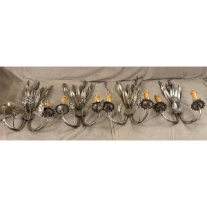 4 Wheat Ear Appliqués 