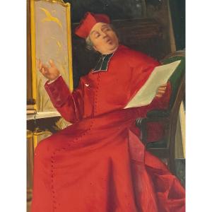 Le Cardinal A La Lecture