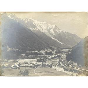 Original Photograph Signed Charnaux Frères Geneva Chamonix In 1890 