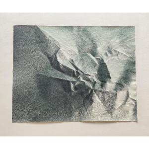 Abstract Composition 1960 Charcoal Pastel Signed Luis Moyano 1929-1965