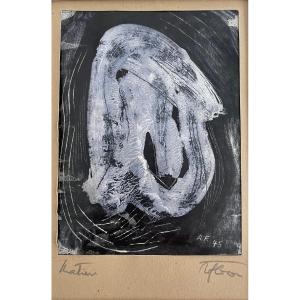 Drawing Albert Flocon 1909-1994 Mixed Technique Signed Dated 1945 Bauhaus 