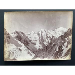 Original Photograph, 1890, Caucasus Mountains, Vittorio Sella