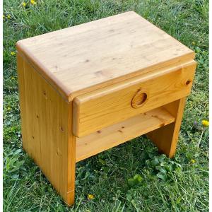 Pine Bedside Table Charlotte Perriand Les Arcs