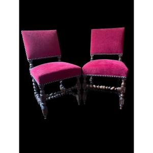 Pair Of L XIII Style Chairs
