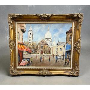 View Of Montmartre By Louis Peyrat